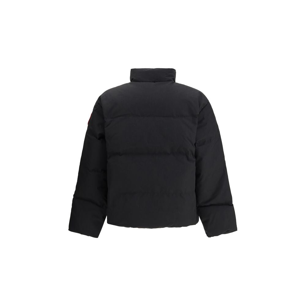 Black Polyester Parka