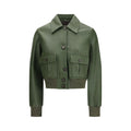 Bicolor Leather Leather Jacket