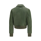 Bicolor Leather Leather Jacket