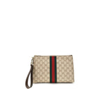 Beige Fabric Handbag