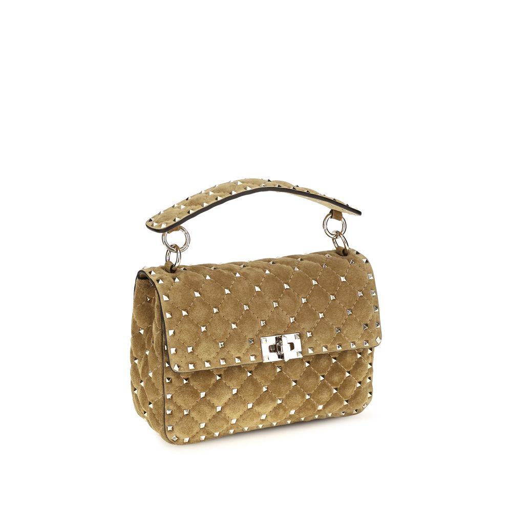 Beige Calf Leather Bos Taurus Handbag