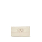 Beige Calf Leather Bos Taurus Wallet