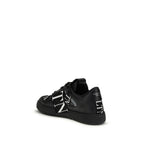 Black Calf Leather Bos Taurus Athletic Sneakers