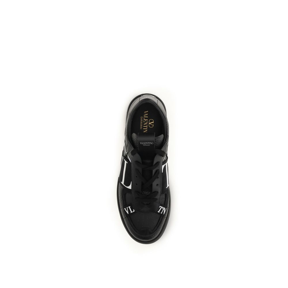 Black Calf Leather Bos Taurus Athletic Sneakers