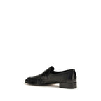 Black Calf Leather Bos Taurus Slip-On Loafers