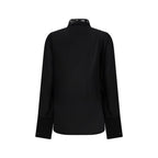 Black Silk Blouse