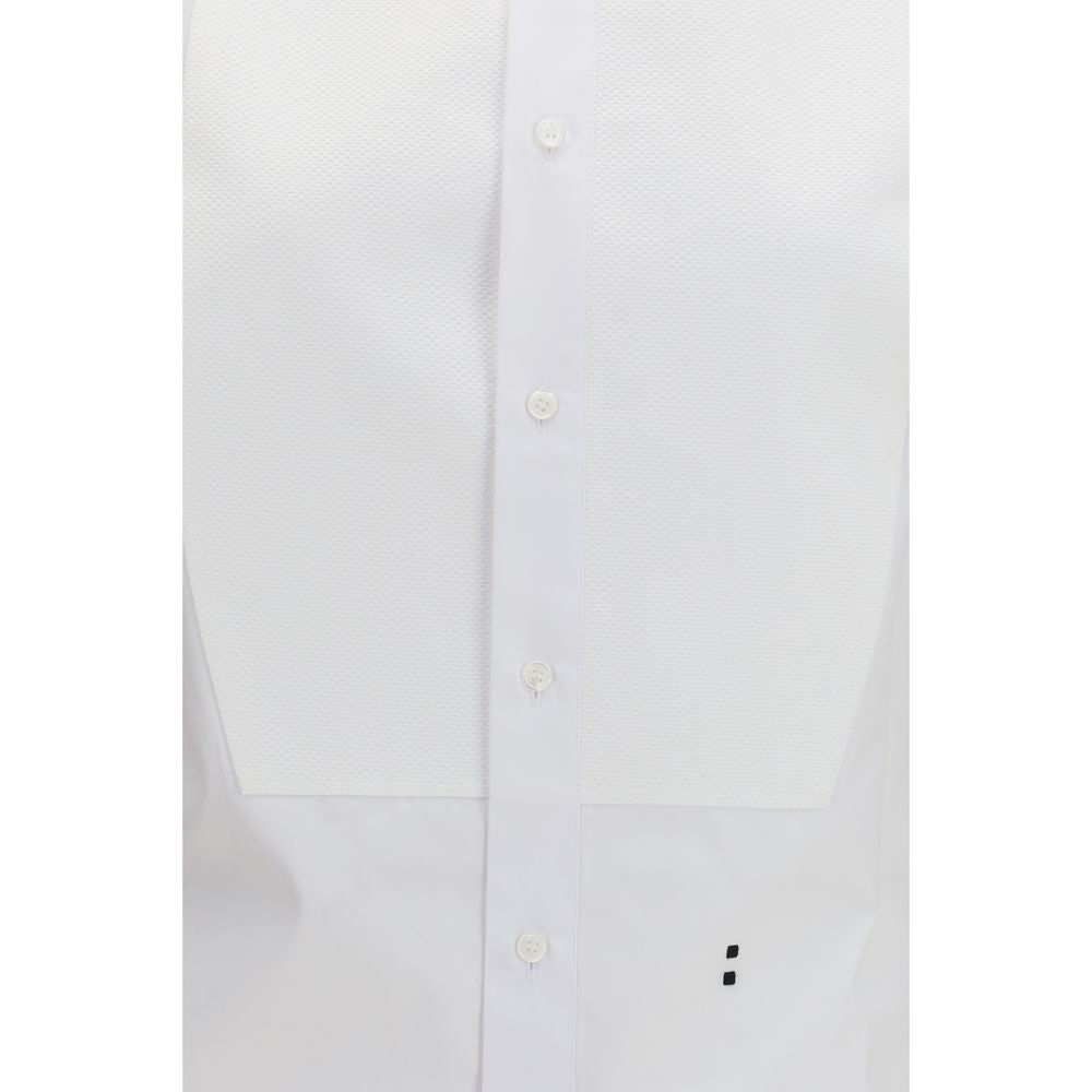 White Cotton Dress Shirt