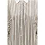 Beige Cotton Pattern Shirt