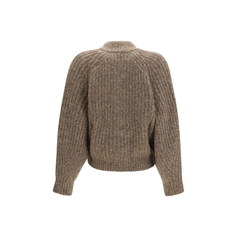 Brown Cashmere Cardigan