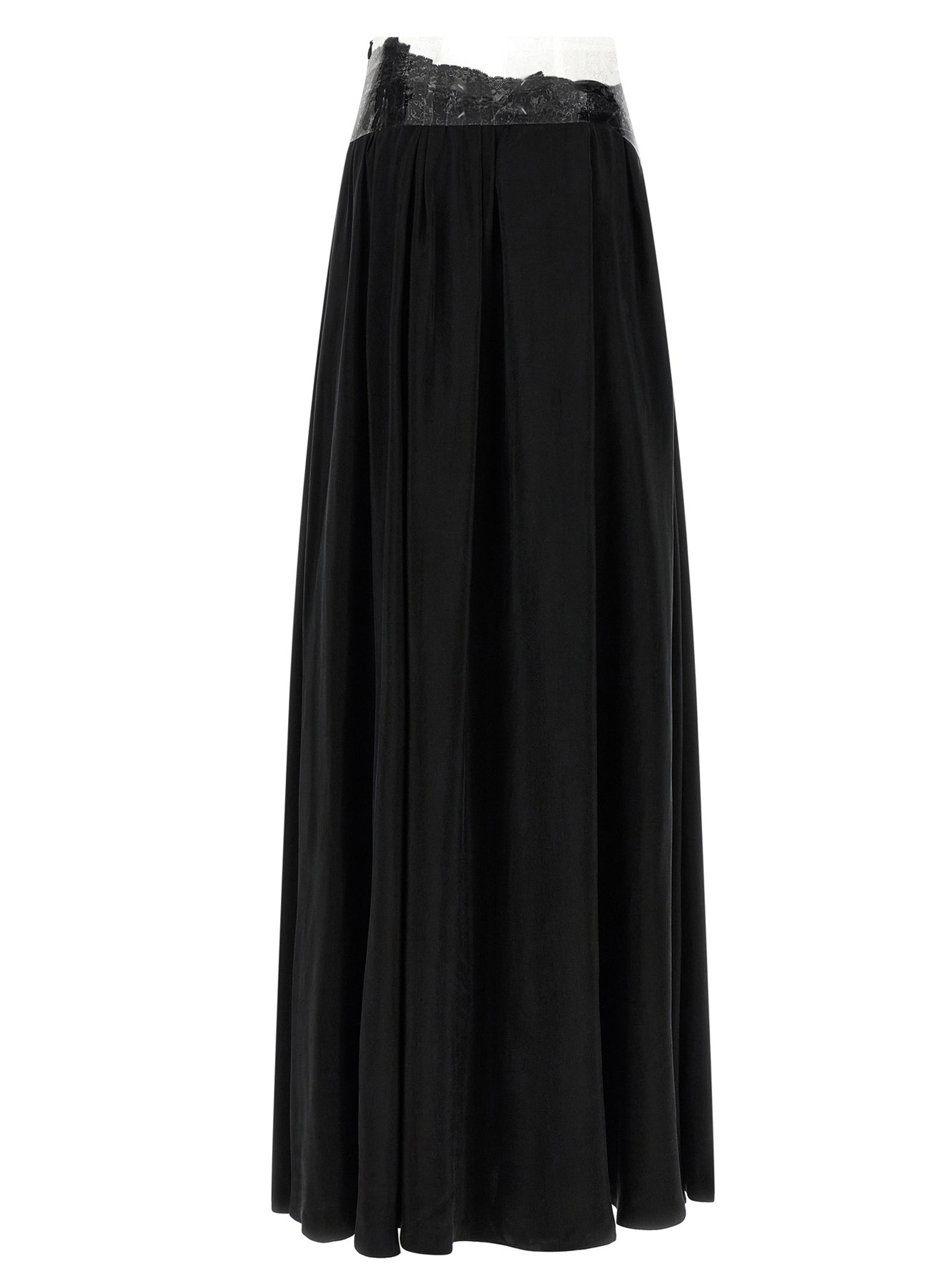 Black Copper Mini Skirt