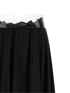 Black Copper Mini Skirt