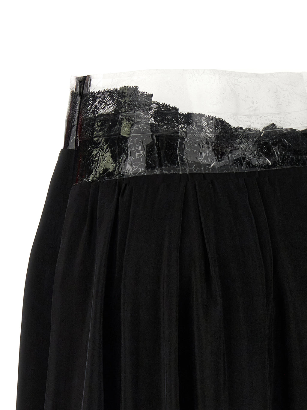 Black Copper Mini Skirt