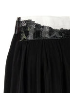 Black Copper Mini Skirt