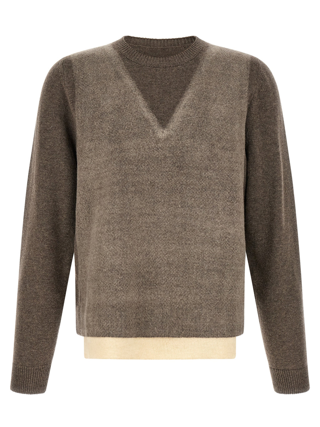 Brown Virgin Wool Cardigan