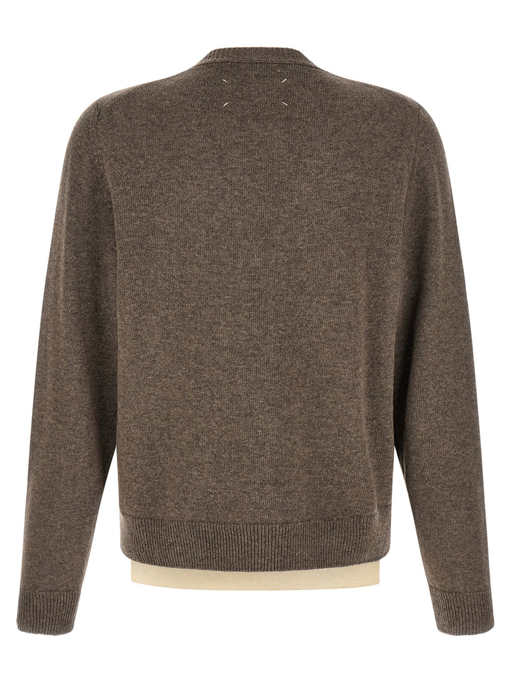 Brown Virgin Wool Cardigan