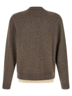 Brown Virgin Wool Cardigan