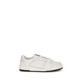 White Calf Leather Bos Taurus Athletic Sneakers