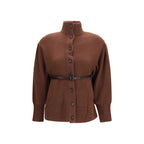 Brown Wool Oves Aries Cardigan