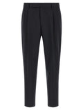Blue Cotton Dress Pants