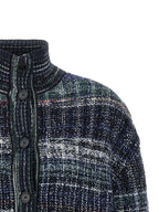Blue Wool Cardigan