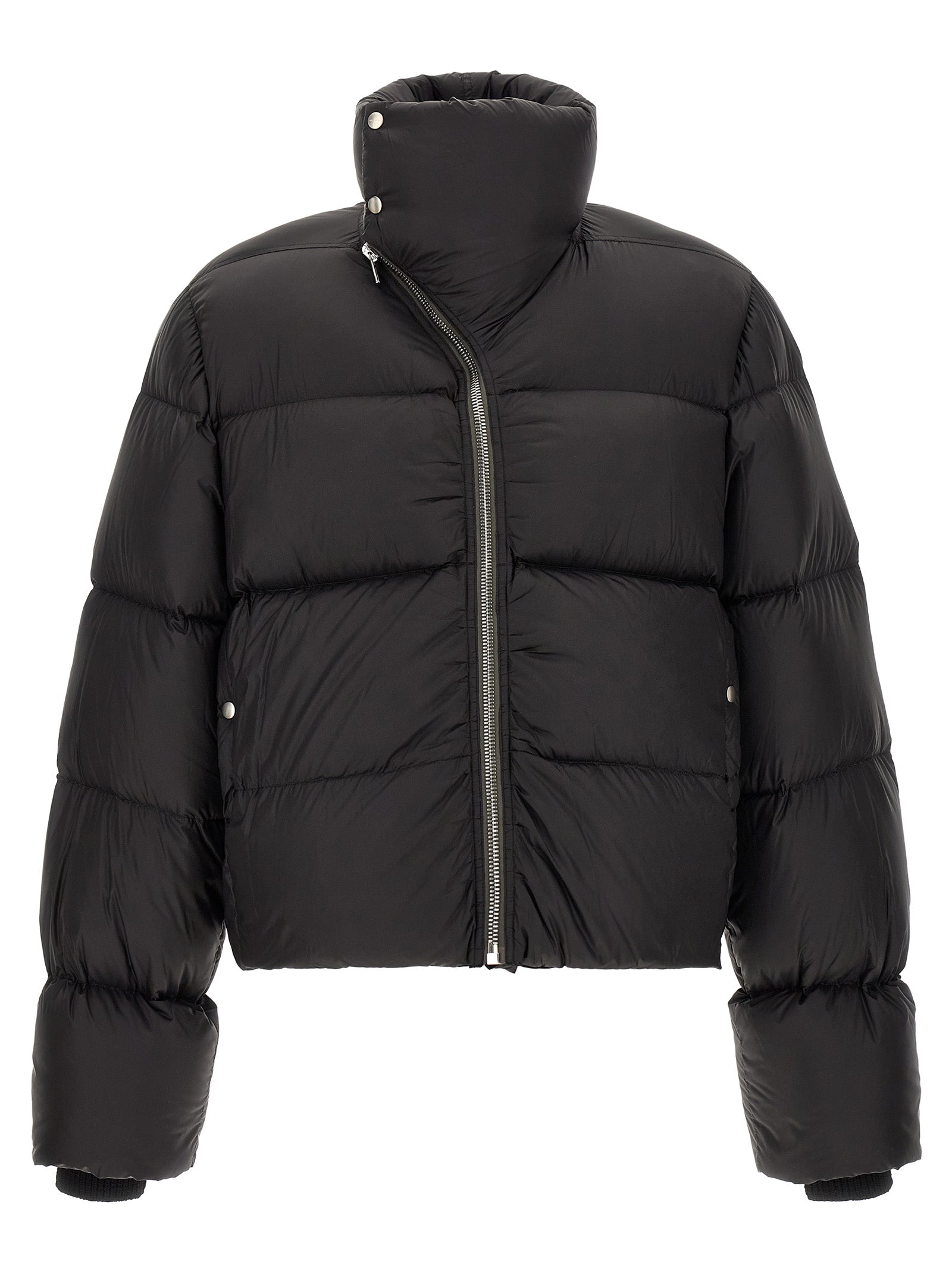 Black Nylon Full-Length Jacket