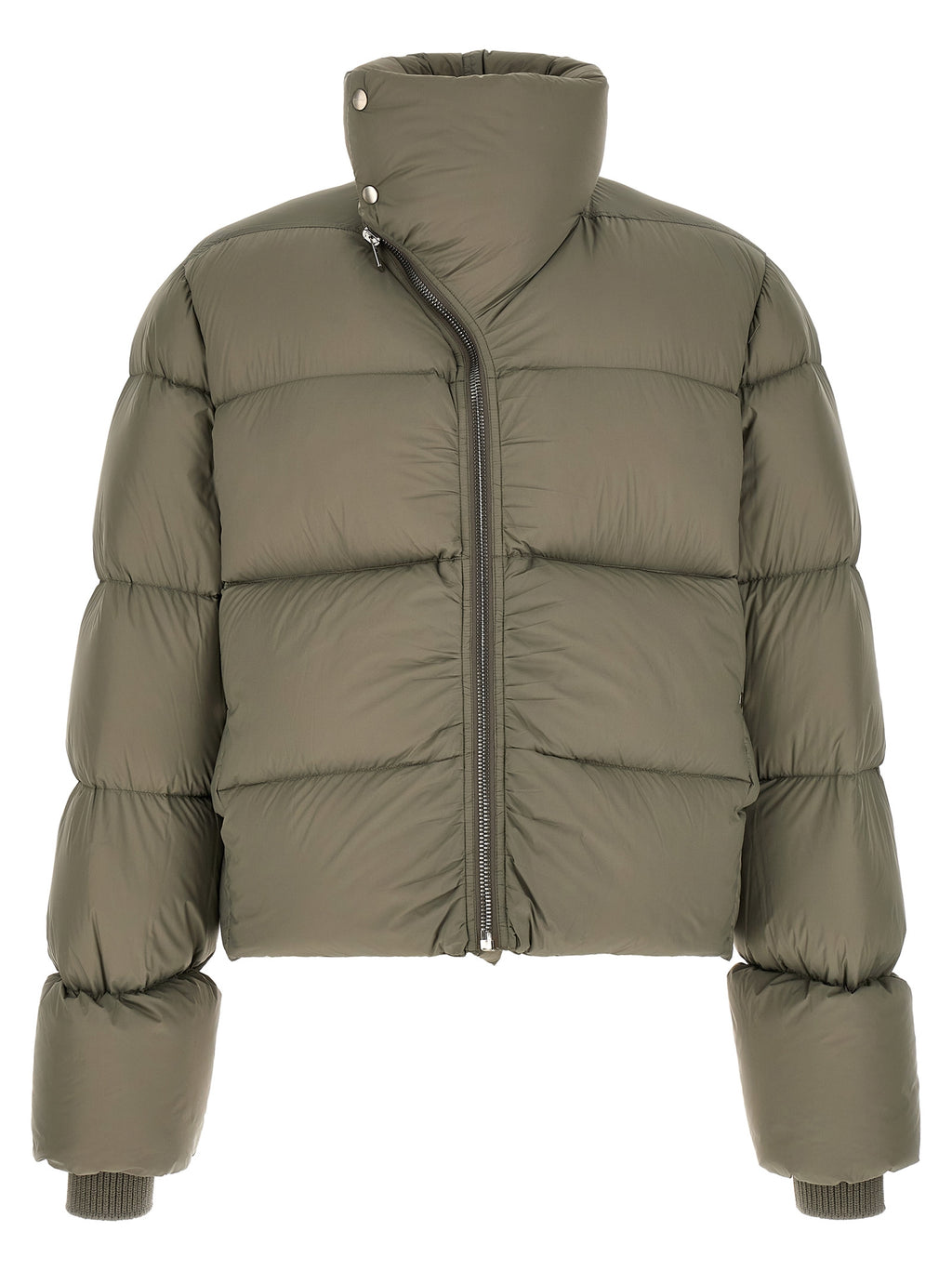 Bicolor Nylon Full-Length Jacket