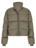 Bicolor Nylon Full-Length Jacket