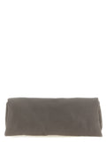 Gray Calfskin Clutch Bag