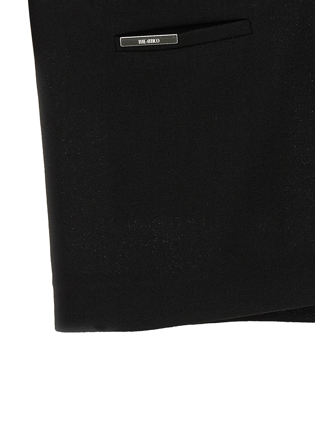 Black Polyamide Short Dress
