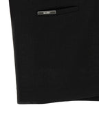 Black Polyamide Short Dress