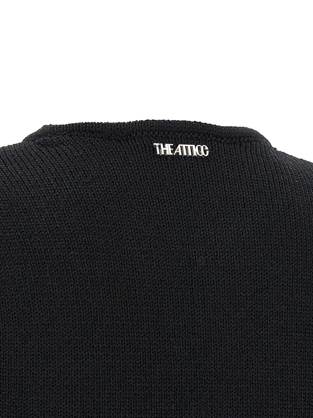 Black Viscose Short Dress