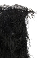 Black Polyamide Short Dress