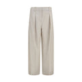 Beige Wool Oves Aries Dress Pants