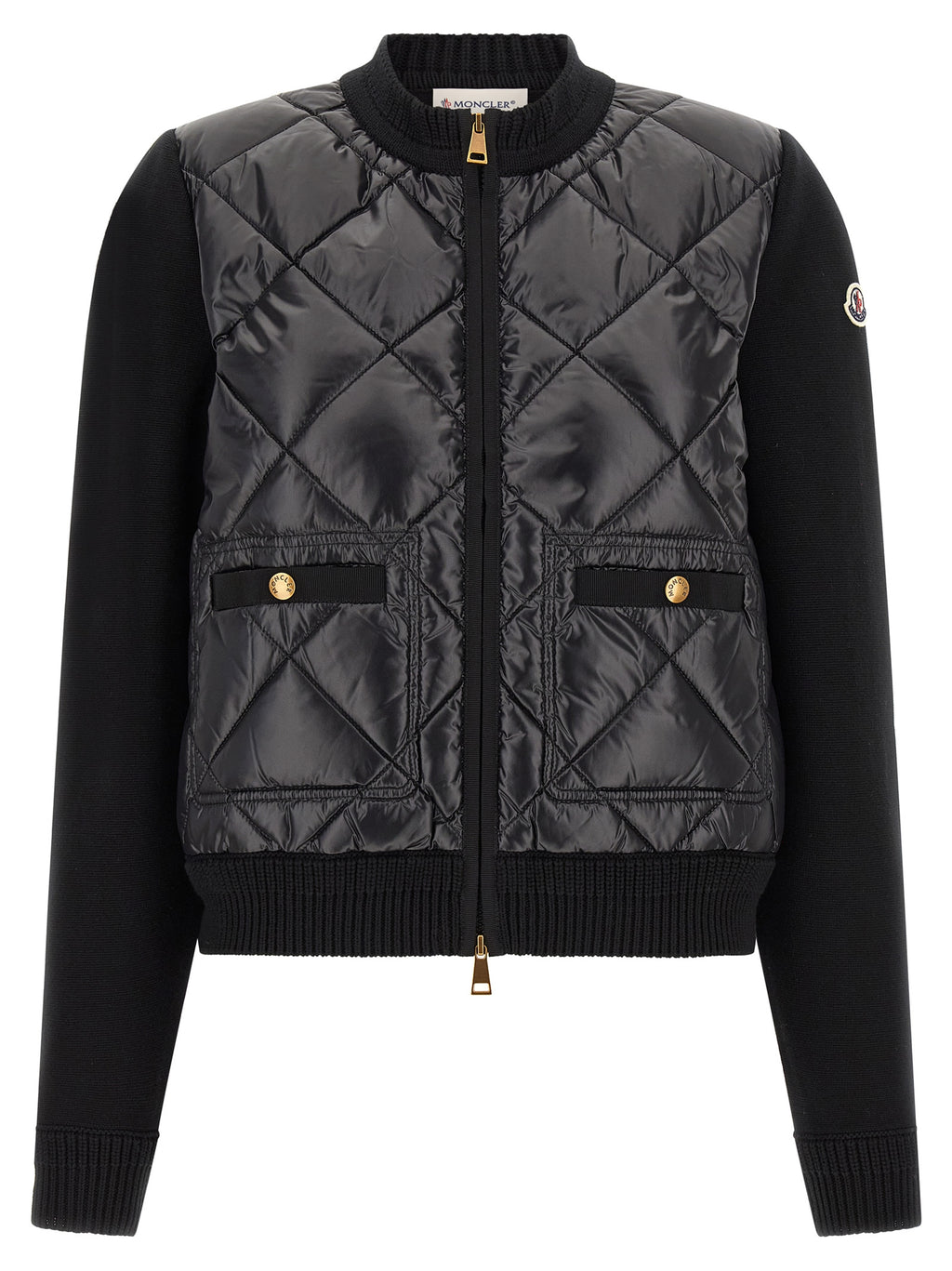 Black Polyamide Cardigan