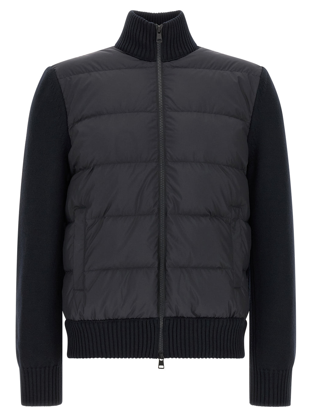 Blue Polyester Cardigan
