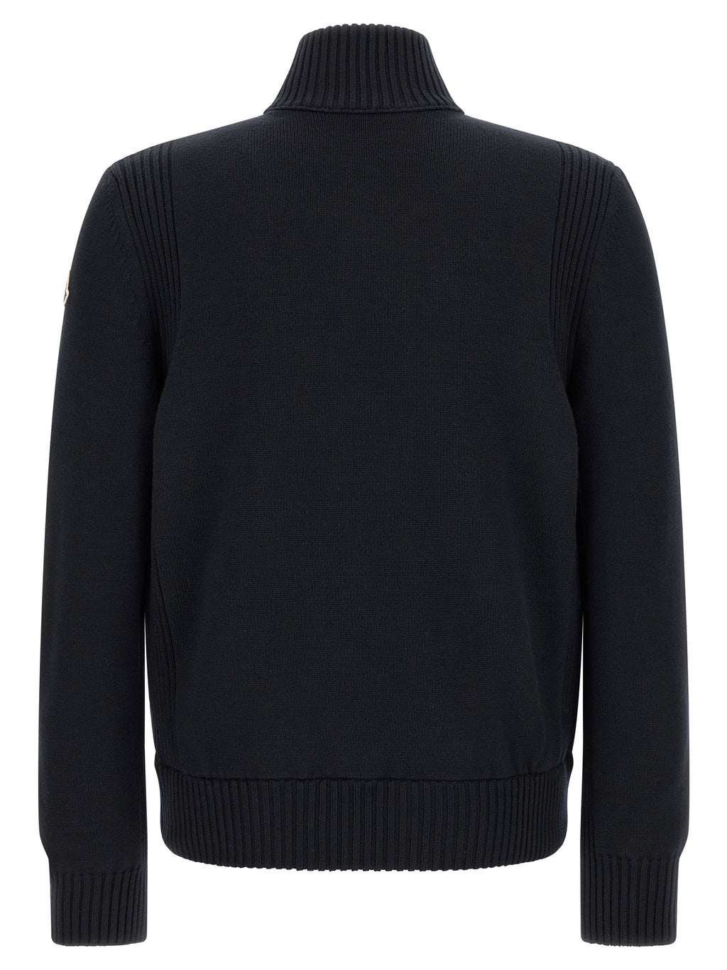 Blue Polyester Cardigan