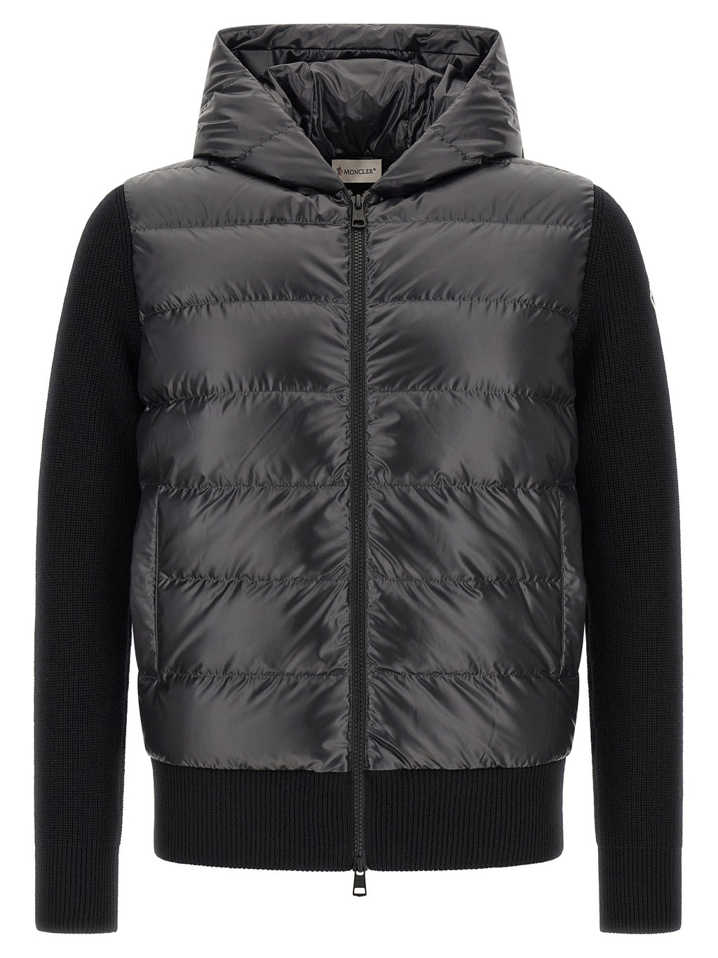 Black Polyester Cardigan