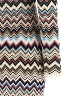 Multicolor Viscose Midi Dress
