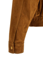 Brown Lamb Leather Leather Jacket