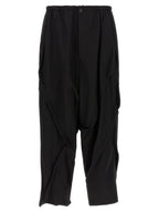 Black Wool Casual Pants