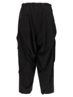 Black Wool Casual Pants
