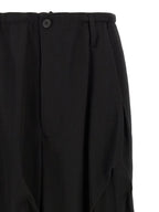 Black Wool Casual Pants