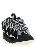 Bicolor Calfskin Chunky Sneakers