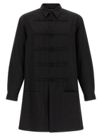 Black Wool Blouse