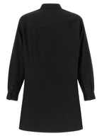 Black Wool Blouse