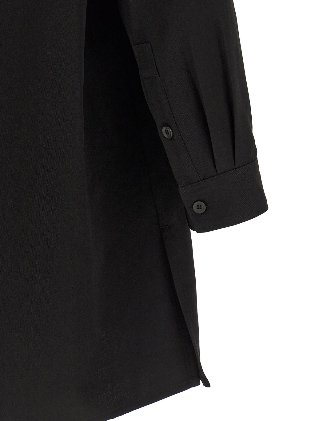 Black Wool Blouse