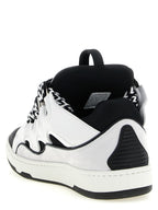 Bicolor Calfskin Chunky Sneakers
