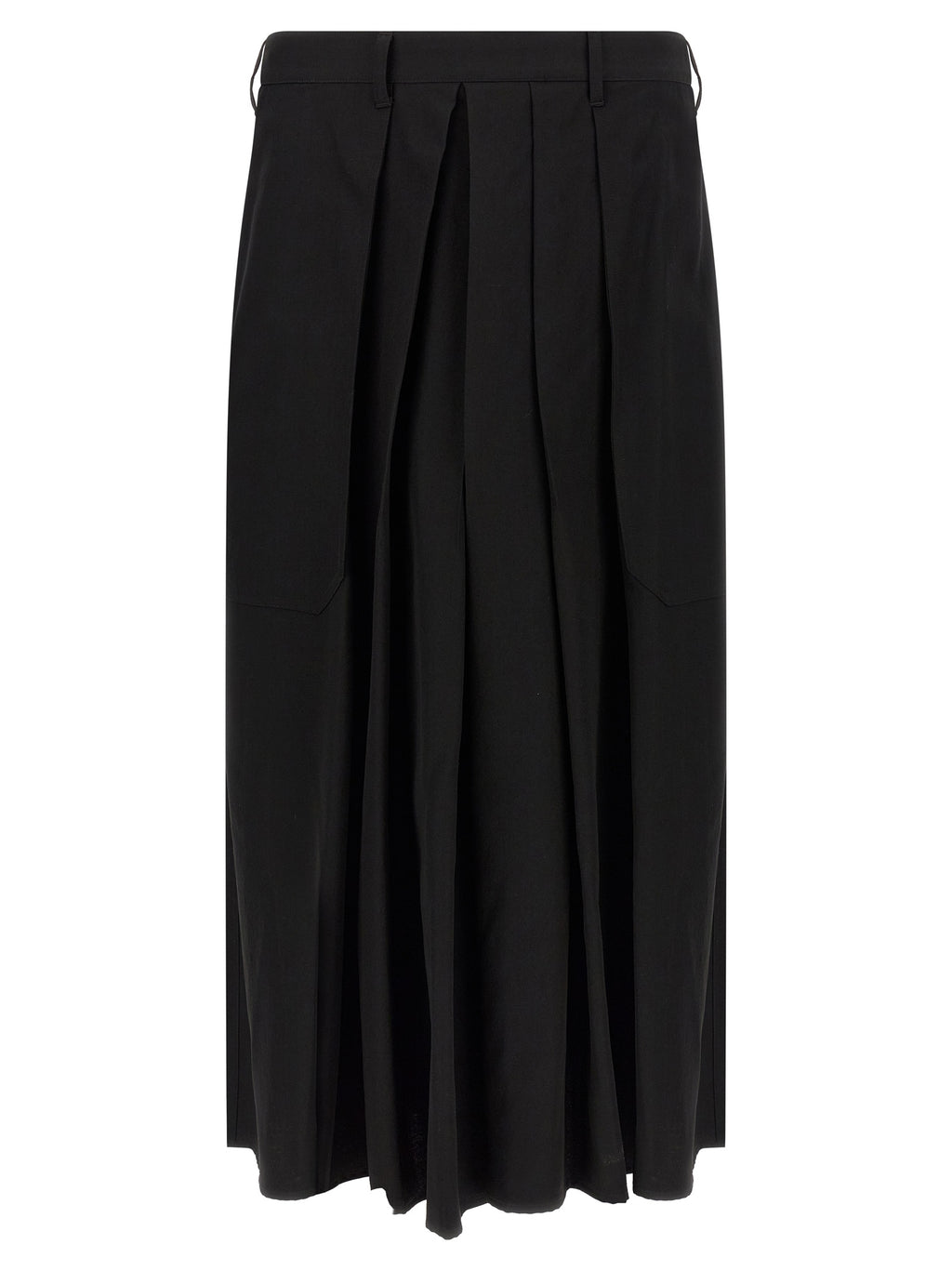 Black Wool Casual Pants