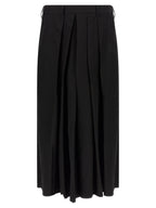 Black Wool Casual Pants