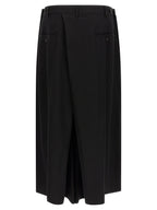 Black Wool Casual Pants